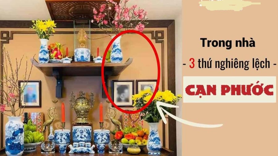 Trong nhà 3 thứ càng nghiêng lệch càng nghèo