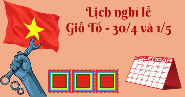  Dịp nghỉ lễ 30/4-1/5 năm nay, người dân cả nước được nghỉ 5 ngày liên tục, từ thứ tư (ngày 30/4) đến hết chủ nhật (ngày 4/5).