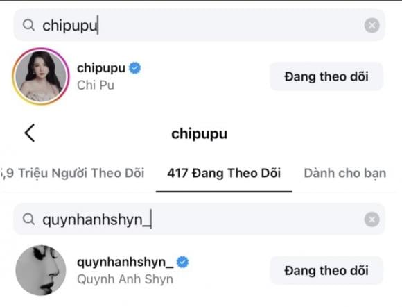 Hai người đẹp chính thức theo dõi nhau trên Instagram    