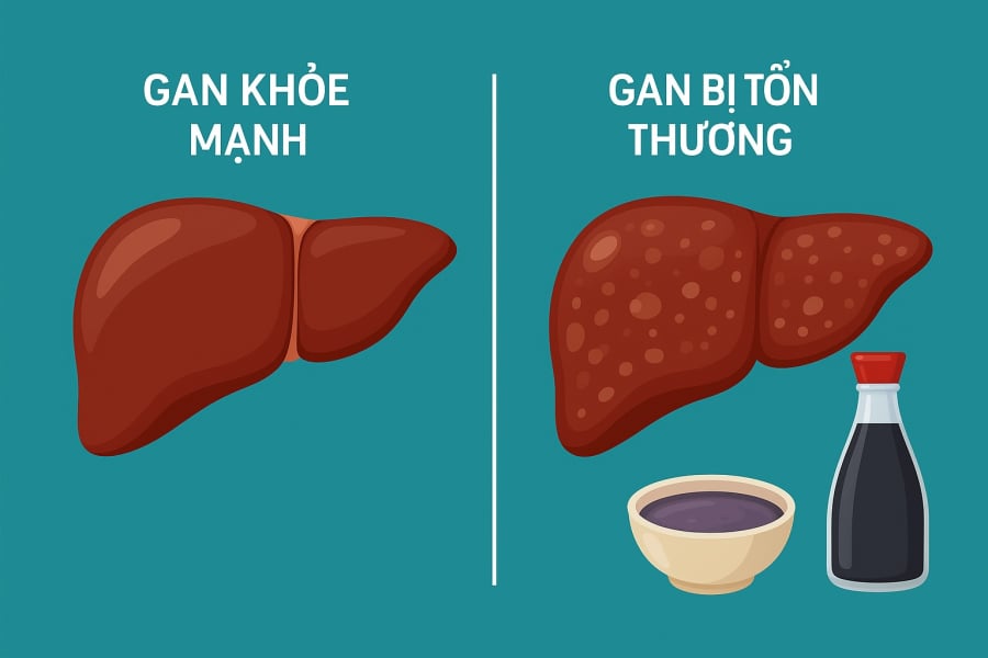 Sử dụng gia vị không đúng cách có thể ảnh hưởng đến chức năng gan