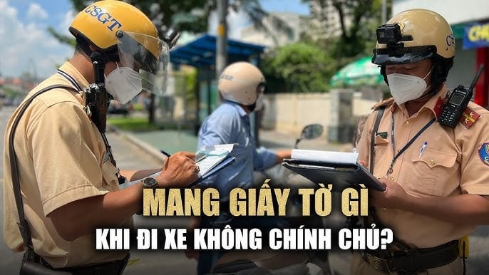 Theo quy định hiện hành, không xử phạt người điều khiển phương tiện không đứng tên trong Giấy đăng ký xe, nếu chỉ là mượn xe để sử dụng hợp pháp.