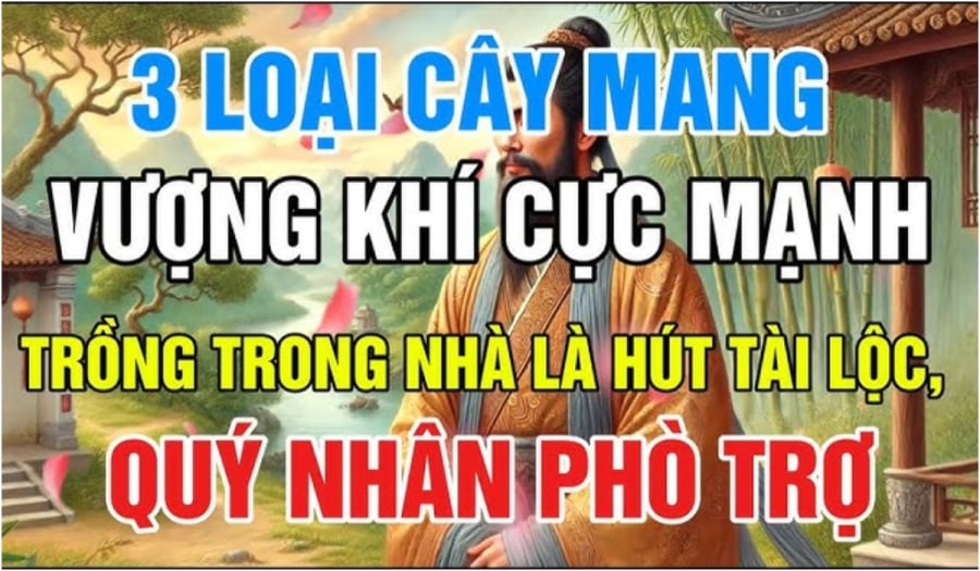 3 loại cây vượng khí cực mạnh