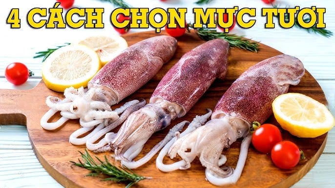 Bí quyết chọn mực tươi ngon