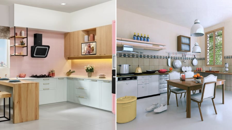 Gia chủ nên tránh để bếp nấu thẳng với cửa chính và không để bếp nấu dưới xà ngang. Đây là hai đại kỵ phong thủy đối với nhà bếp.