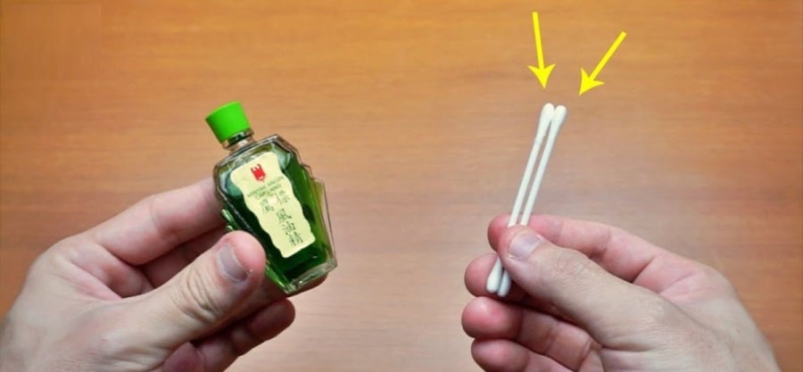 Tăm bông sẽ giống như que khuếch tán mùi hương, không khí dễ chịu hơn