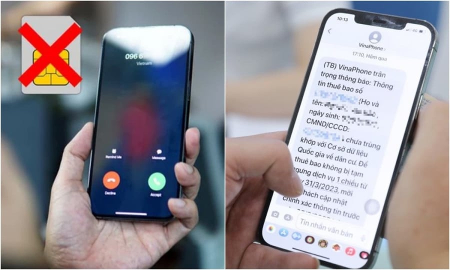 Thông báo chuẩn hóa thông tin thuê bao để tránh bị khóa sim, mất số