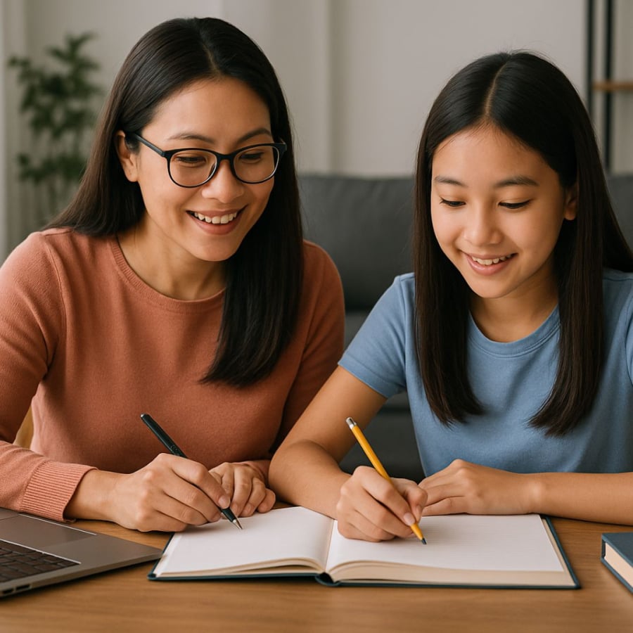 Mẹ học hỏi từng ngày thì con sẽ giỏi