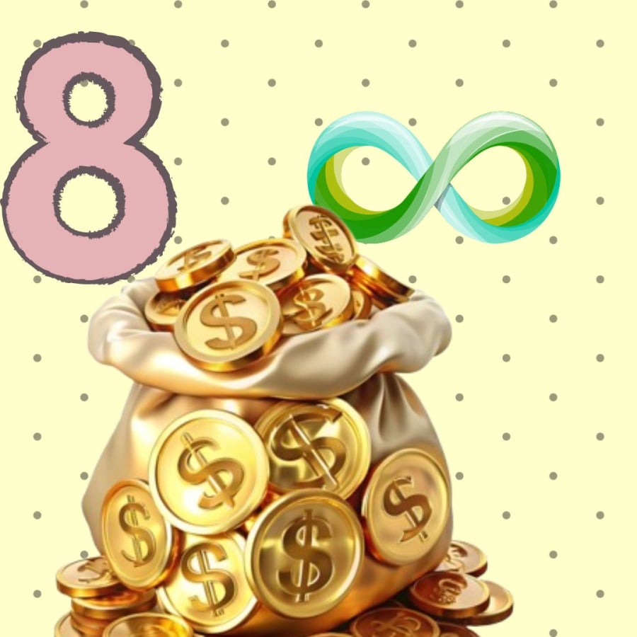 Số chủ đạo 8 quyền lực và giàu sang