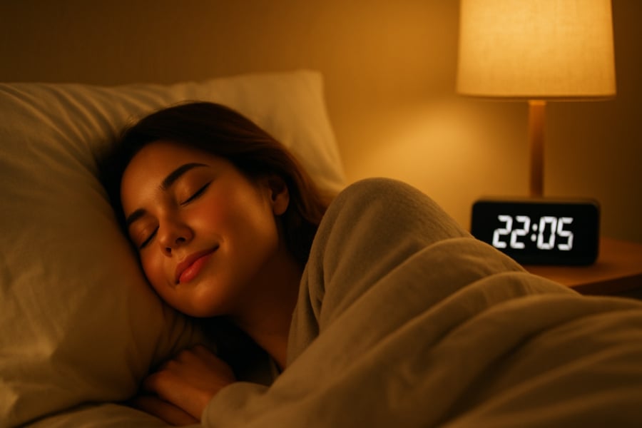 Đi ngủ trước 11h đêm giúp gan có thời gian phục hồi, là bí quyết cho sức khỏe và làn da rạng rỡ.