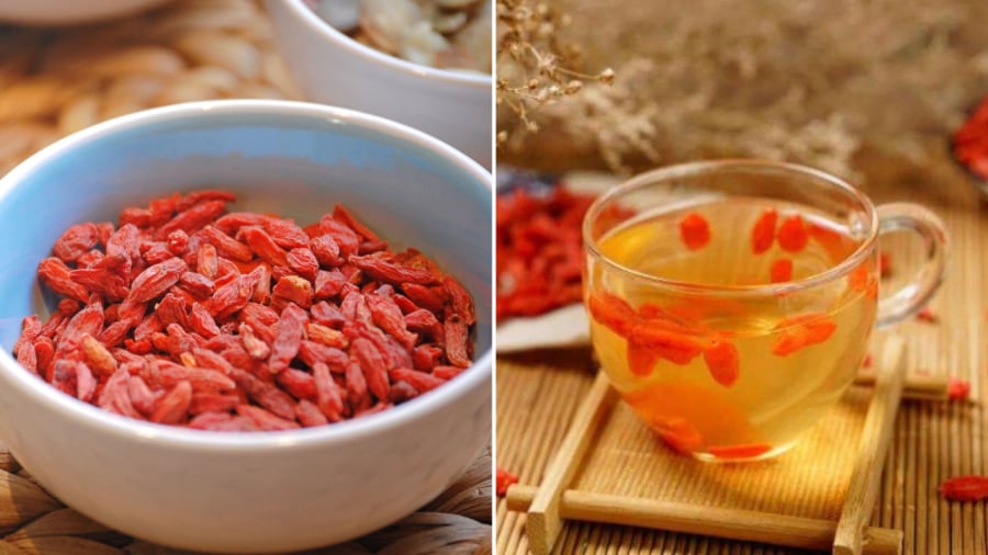 Uống nước kỷ tử mang lại nhiều lợi ích cho cơ thể.