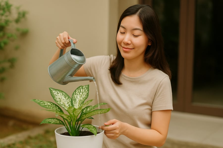 Chăm sóc cây mỗi ngày không chỉ giúp cây phát triển mà còn là cách nuôi dưỡng năng lượng tích cực cho chính mình.