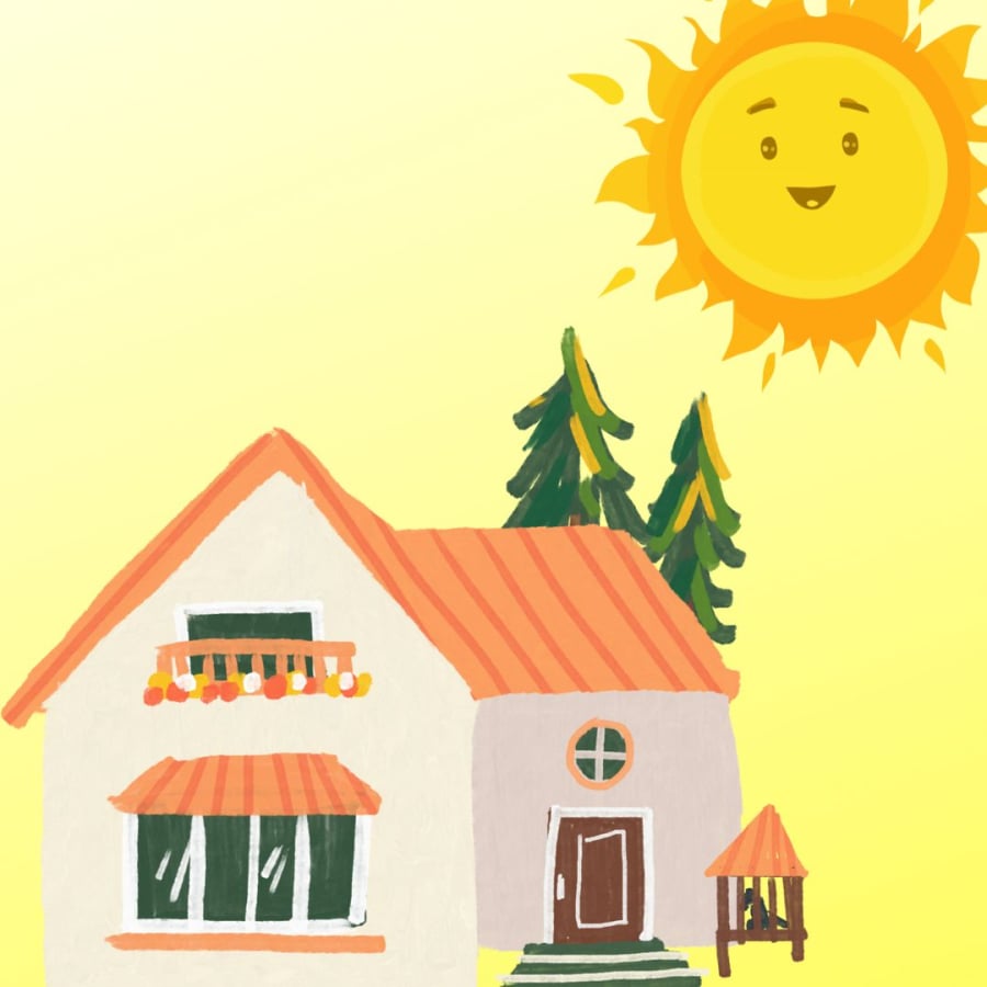 Nhà nhiều ánh sáng tự nhiên báo hiệu điềm lành