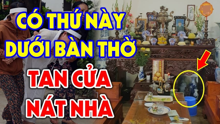 4 thứ nên tránh đặt dưới chân bàn thờ