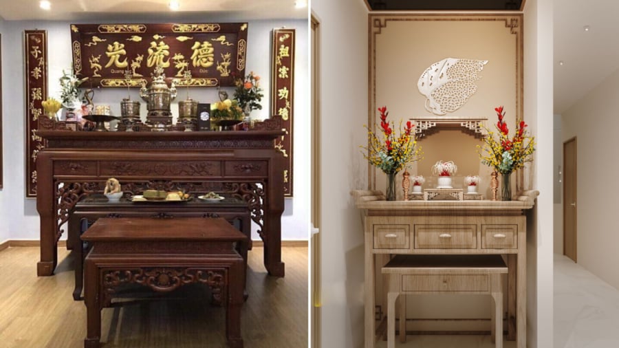 Gia chủ tuyệt đối không được đặt bàn thờ ngược hướng nhà.