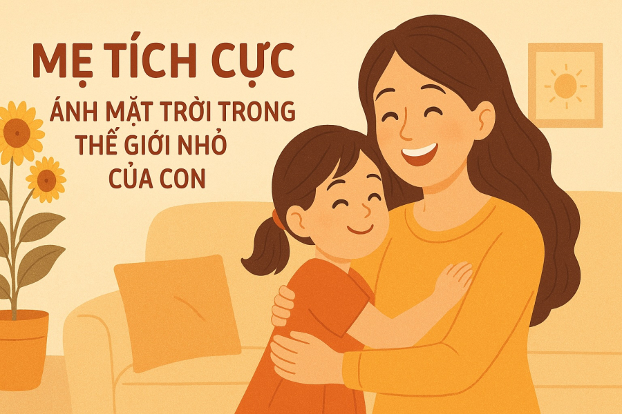 Mẹ tích cực, ánh mặt trời trong thế giới nhỏ của con