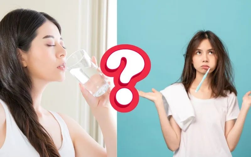 Theo lời khuyên từ các chuyên gia y tế, sáng ngủ dậy uống nước trước khi đánh răng mang lại nhiều lợi ích hơn cho cơ thể