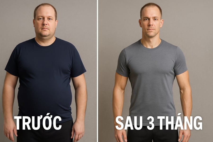 Chỉ sau 3 tháng kiên trì tập luyện, bệnh nhân gan nhiễm mỡ “lột xác” hoàn toàn mà không cần dùng thuốc.
