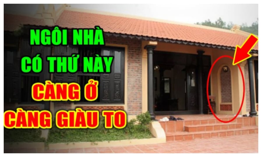 Nhà 3 thứ chắc chắn giàu có