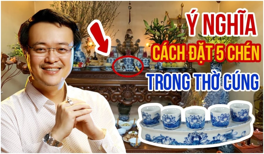Đặt nước lên bàn thờ 3, 5 hay 7 mới hút lộc