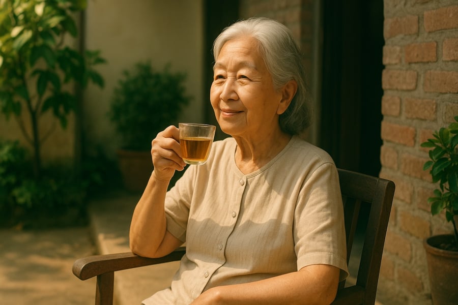 Tuổi già thong dong: Không lương hưu, không con cái phụng dưỡng nhưng vẫn sống đủ đầy và vui khỏe.