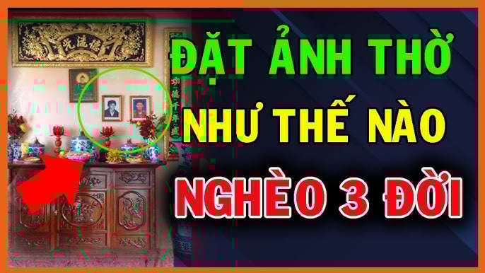 5 sai lầm khi đặt ảnh thờ khiến gia chủ nghèo 3 đời