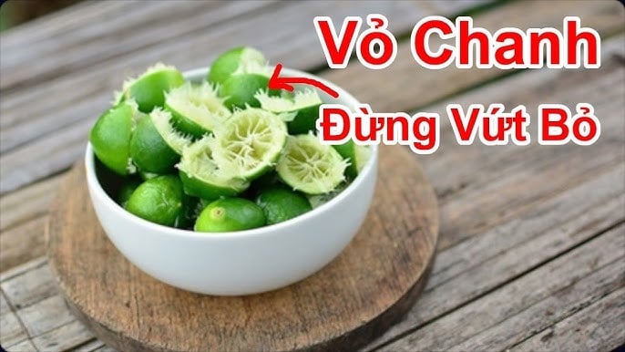 Chanh vắt nước xong đừng vội bỏ vỏ, giữ lại làm 1 việc quý hơn vàng