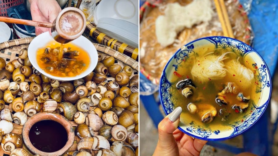 Bún ốc nguội là một món ăn nên thử khi đến Hà Nội vào mùa hè.