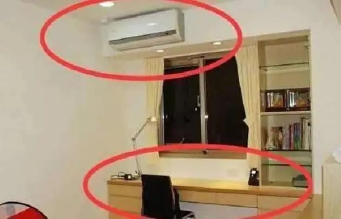 Đặt đồ gỗ ngay dưới điều hòa dễ làm giảm tuổi thọ của đồ vật đó. (Ảnh minh họa)