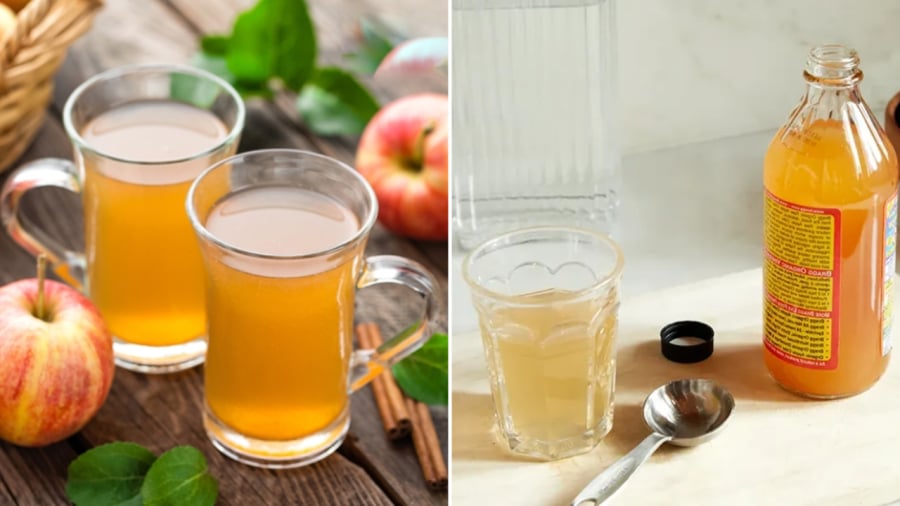 Uống nước giấm táo pha loãng mang lại những lợi ích nhất định cho sức khỏe.