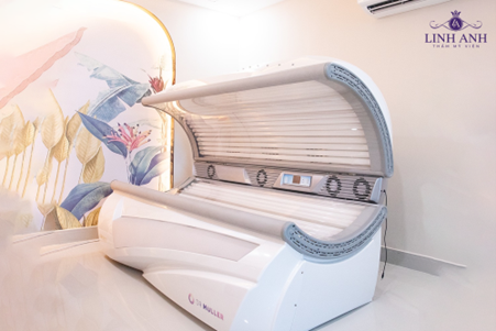 Công nghệ tắm trắng tại Linh Anh giúp da trắng sáng mịn màng