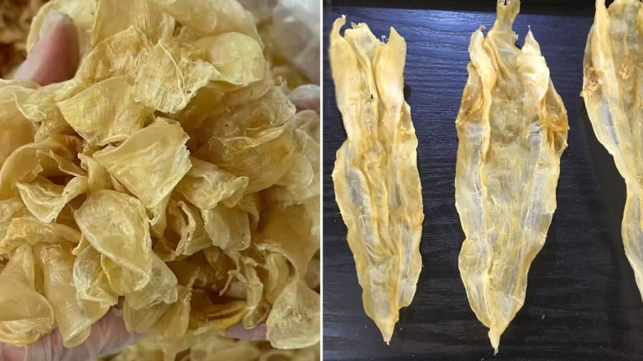 Bong bóng cá phơi khô là sản phẩm có giá thành cao. Tuy nhiên, tùy theo loại cá mà giá của sản phẩm sẽ khác nhau.