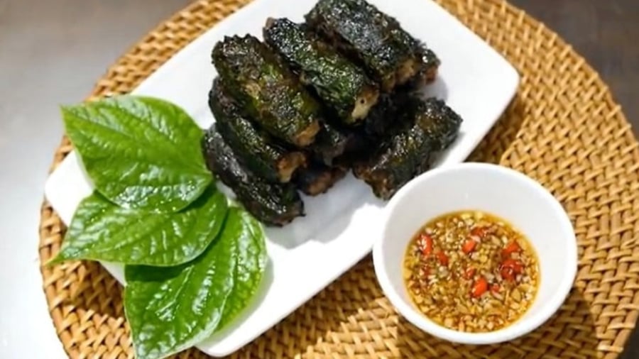 Chọn lá lốt giúp rán chả ngon hơn