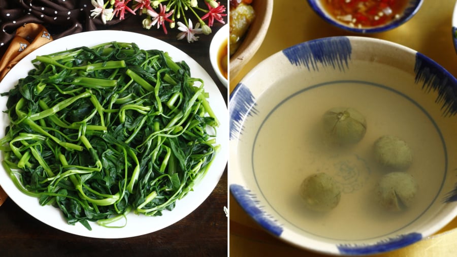 Cho sấu vào nồi rau muống luộc không đúng thời điểm, phần rau sẽ không giữ được độ giòn, màu sắc của rau cũng sẽ trở nên vàng úa, không đẹp mắt.