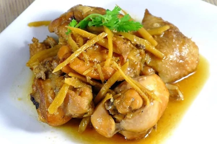 Món gà kho gừng
