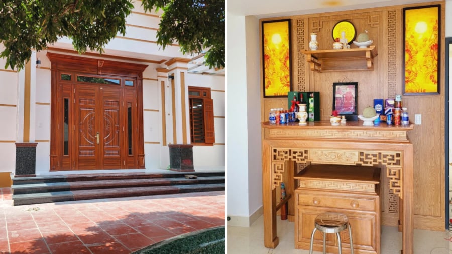Phần cửa chính của căn nhà và bàn thờ cần phải được giữ sạch sẽ.