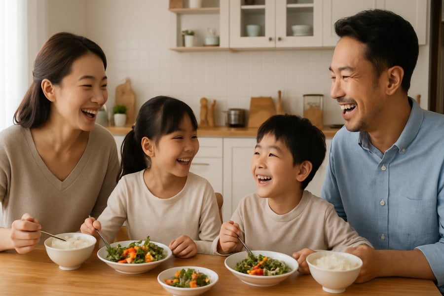Bữa cơm gia đình – nơi bắt đầu của mọi yêu thương và thấu hiểu.