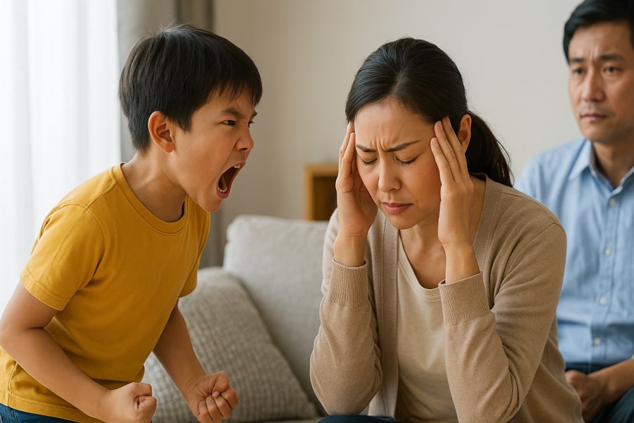 Thái độ trái ngược khi ở nhà – nhiều khi là hệ quả từ cách nuôi dạy chưa phù hợp.