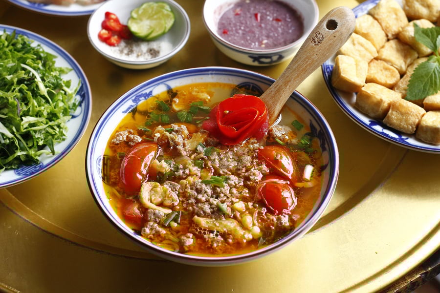 Cách nấu bún riêu cua ngon
