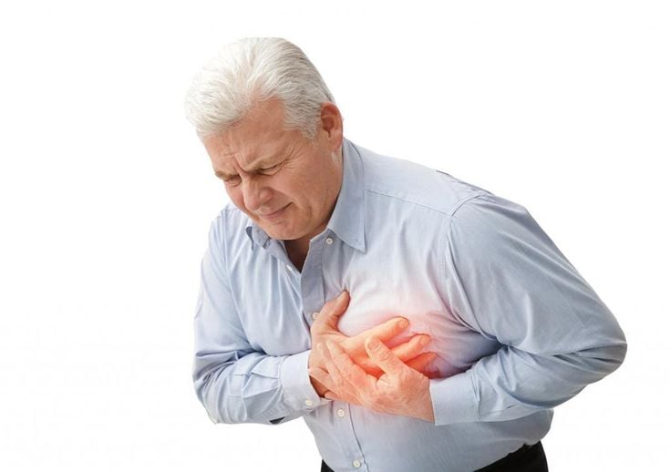Đau ngực, khó thở là những dấu hiệu rất liên quan tới nhồi máu cơ tim