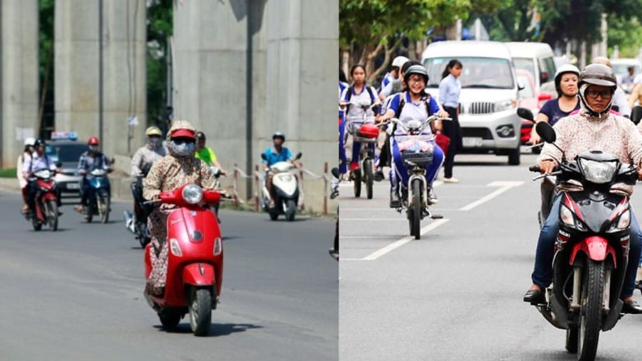 Người dân chú ý khi đi xe máy ra đường phải tuân thủ các yêu cầu của Luật