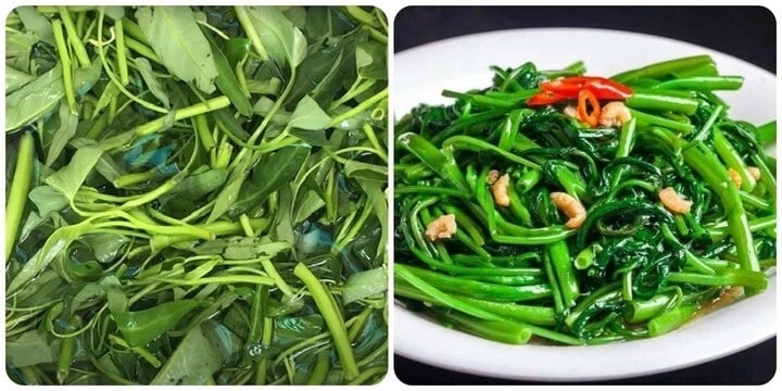 Những người bị bệnh thận cũng nên hết sức cẩn thận khi ăn rau muống