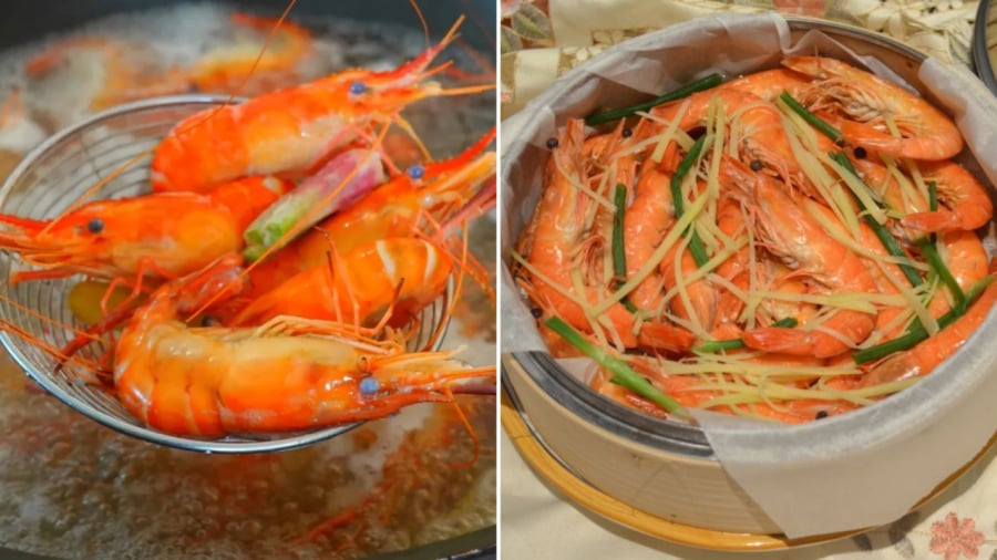 Bạn có thể cho rằng tôm luộc và tôm hấp có hương vị tương đối giống nhau nhưng hai cách chế biến này cũng có những điểm khác biệt.