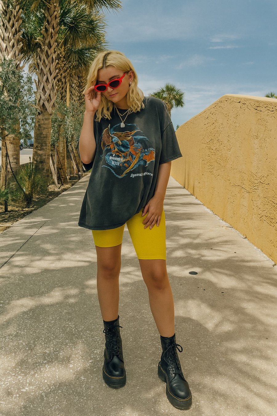Biker shorts là lựa chọn không thể thiếu cho phong cách athleisure.