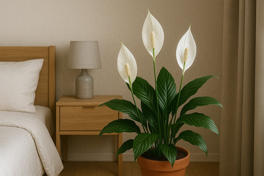 Peace Lily – vừa lọc không khí, vừa mang lại cảm giác bình an cho không gian sống