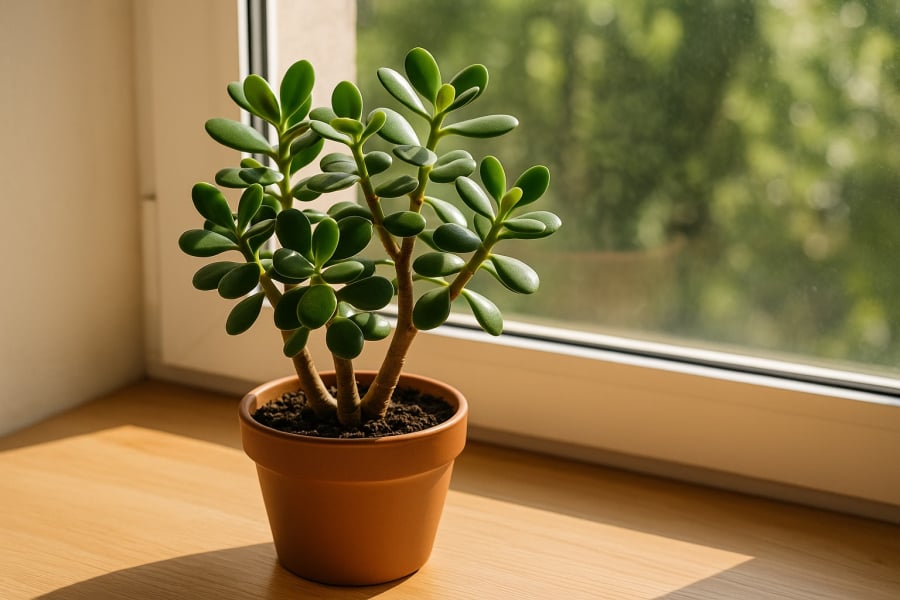 Cây Ngọc Bích – biểu tượng tài lộc với hình dáng lá tròn đầy như đồng tiền