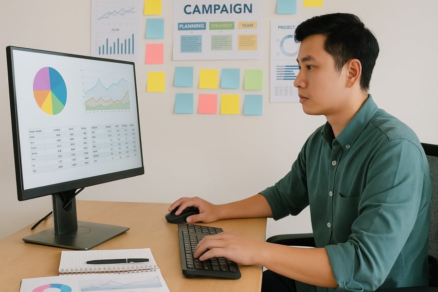 Marketing kỹ thuật số và trải nghiệm khách hàng là ngành sáng tạo, linh hoạt và dễ thăng tiến.