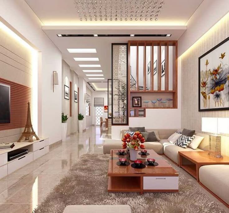 Phòng khách sáng để đón tài lộc