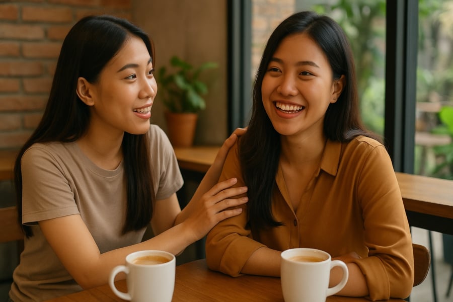 Đón nhận lời khen bằng sự chân thành là cách giữ gìn mối quan hệ và lan tỏa năng lượng tích cực.