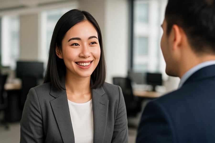 Biết cách đáp lại lời khen giúp bạn trở nên tự tin và duyên dáng hơn trong giao tiếp công sở.