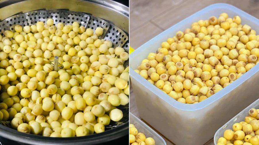 Để bảo quản hạt sen tươi không bị thâm đen hay bị sượng, bạn cần có những bí quyết nho nhỏ.